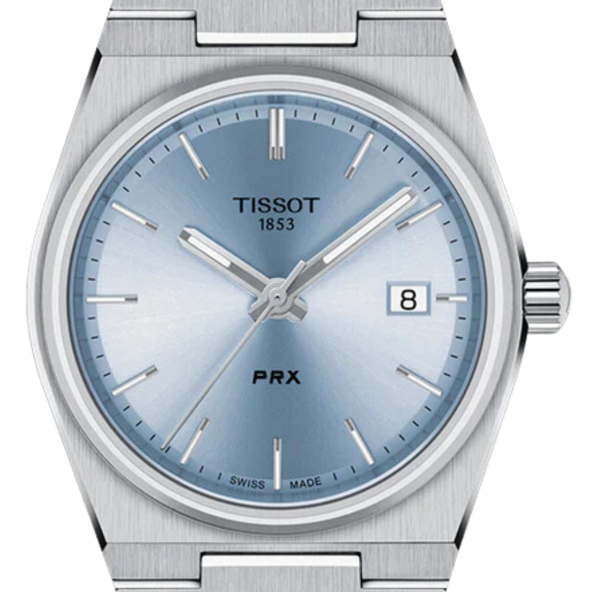 Tissot 1853 PRX T1372101135100 T137.210.11.351.00 Quartz Light Blue Dial Watch