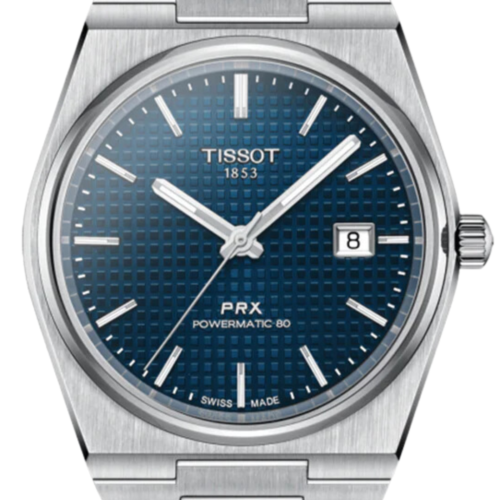 Tissot 1853 PRX Powermatic 80 T137.407.11.041.00 T1374071104100 Blue Dial Watch
