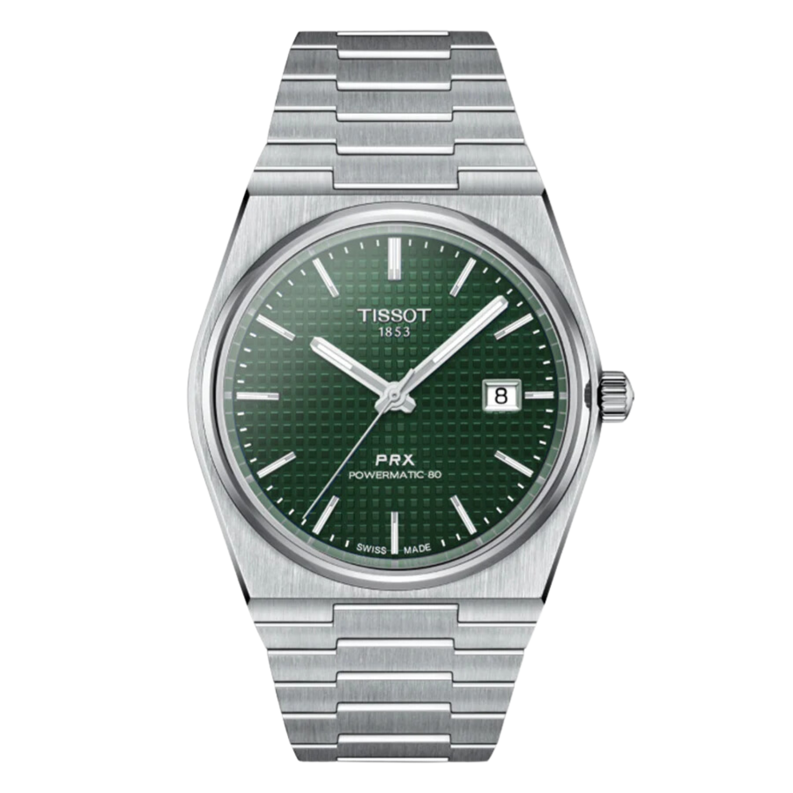 Tissot 1853 PRX Powermatic 80 T1374071109100 T137.407.11.091.00 Green Dial Watch