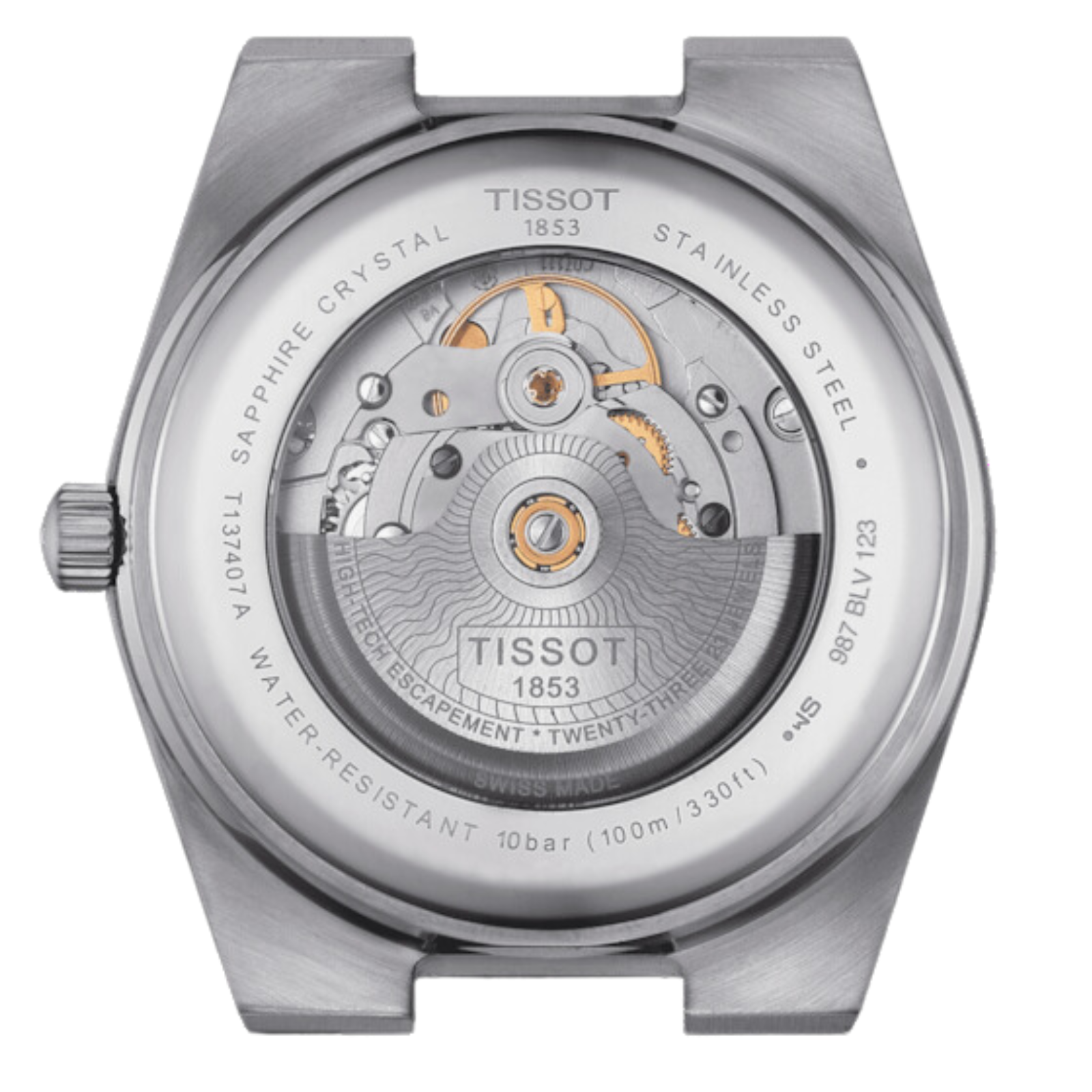 Tissot 1853 PRX Powermatic 80 T1374072103100 T137.407.21.031.00 Silver Dial Watch