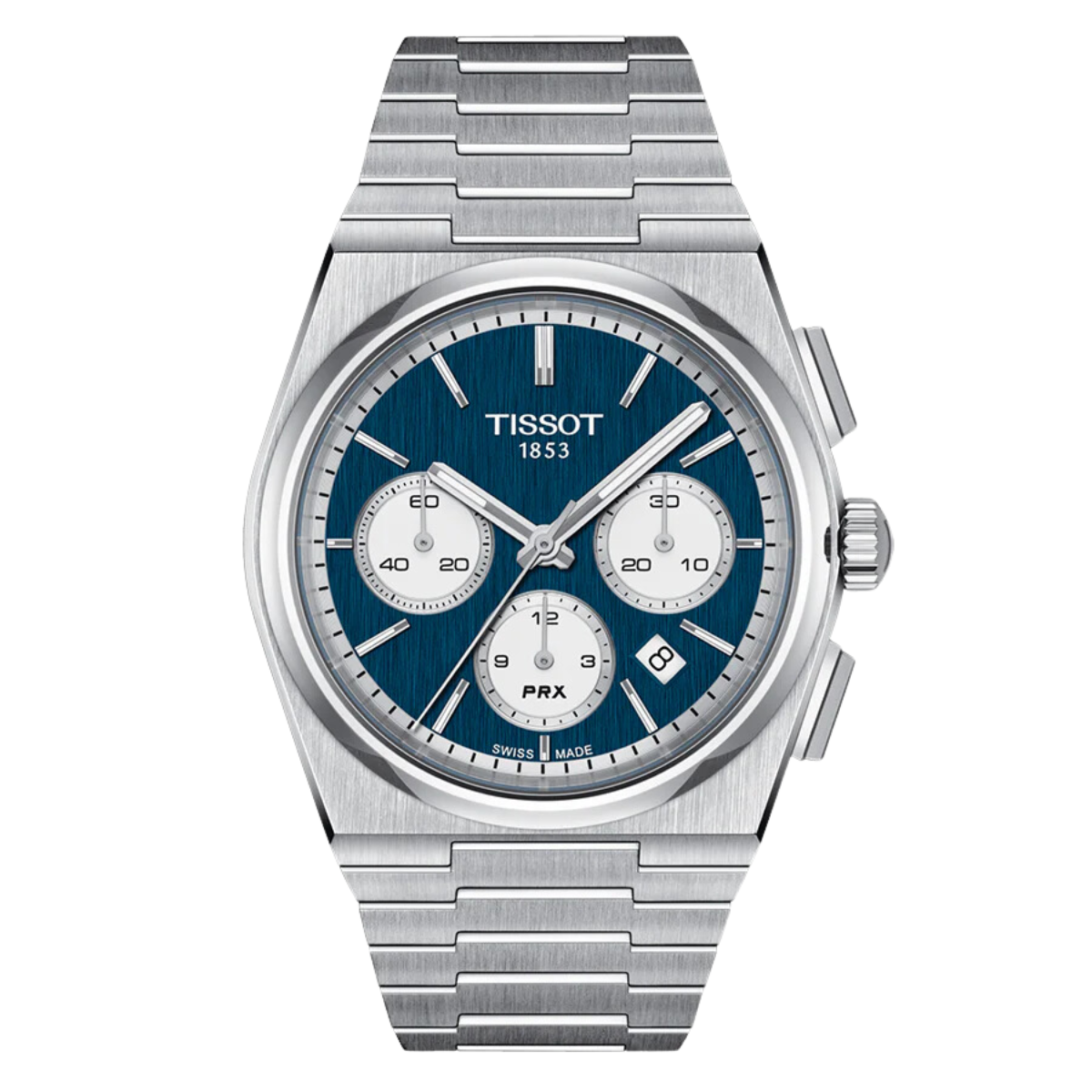 Tissot 1853 PRX Automatic Chronograph T1374271104100 T137.427.11.041.00 Blue Dial Watch