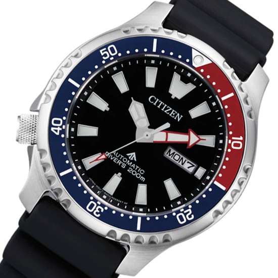 Citizen NY0110-13E Automatic Pepsi Bezel Dive Watch