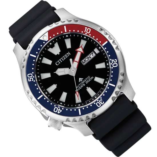 Citizen NY0110-13E Automatic Pepsi Bezel Dive Watch