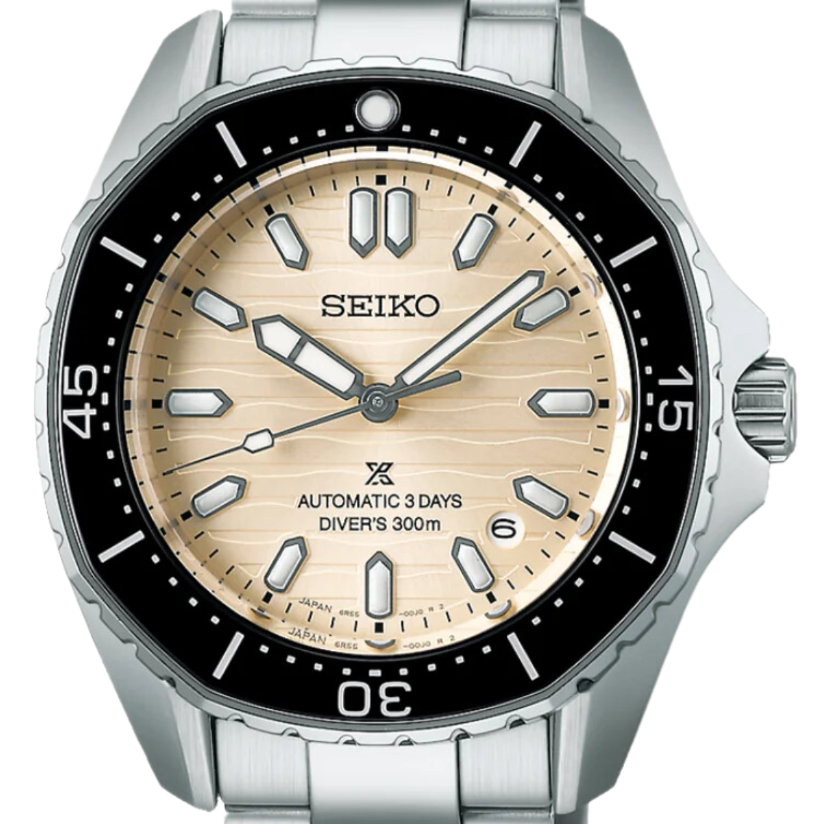 Seiko Prospex SPB481J1 SPB481 SPB481J Polygonal in Pearl White Dial Divers Men's Watch