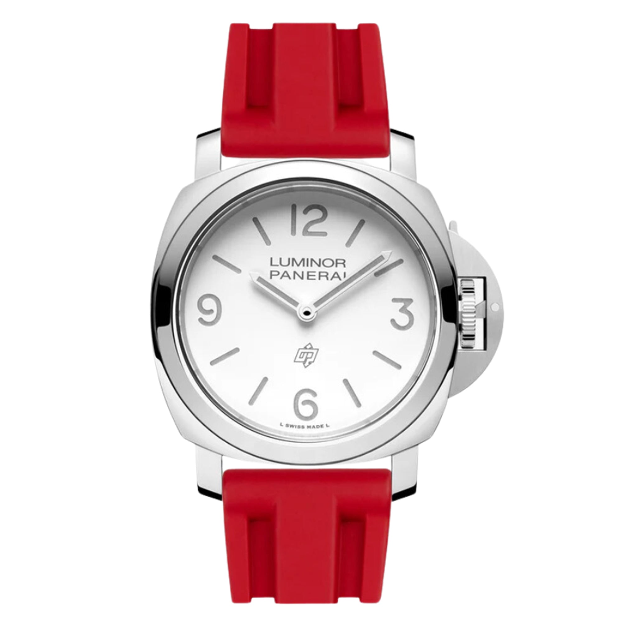 Pinnacle FKM Rubber Strap for Panerai Luminor – Red (2420 | FKM)