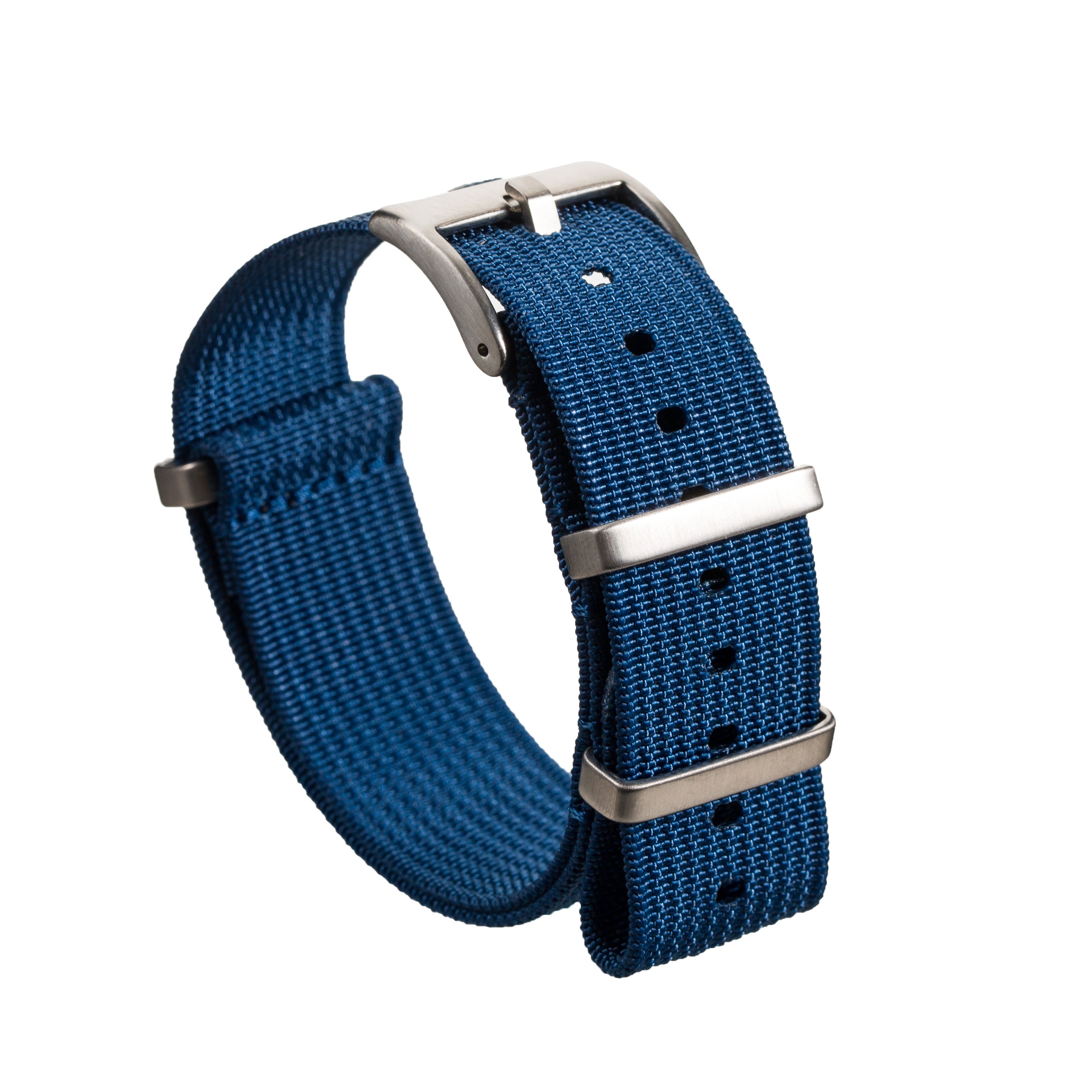 Ribbed Ballistic Nylon Strap – Blue (2416)