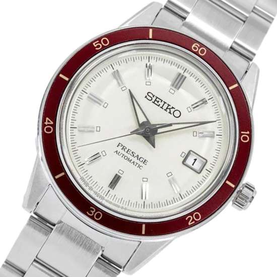 Seiko Presage Style 60s Beige Dial SRPH93J1 SRPH93 SRPH93J Japan Mechanical Watch