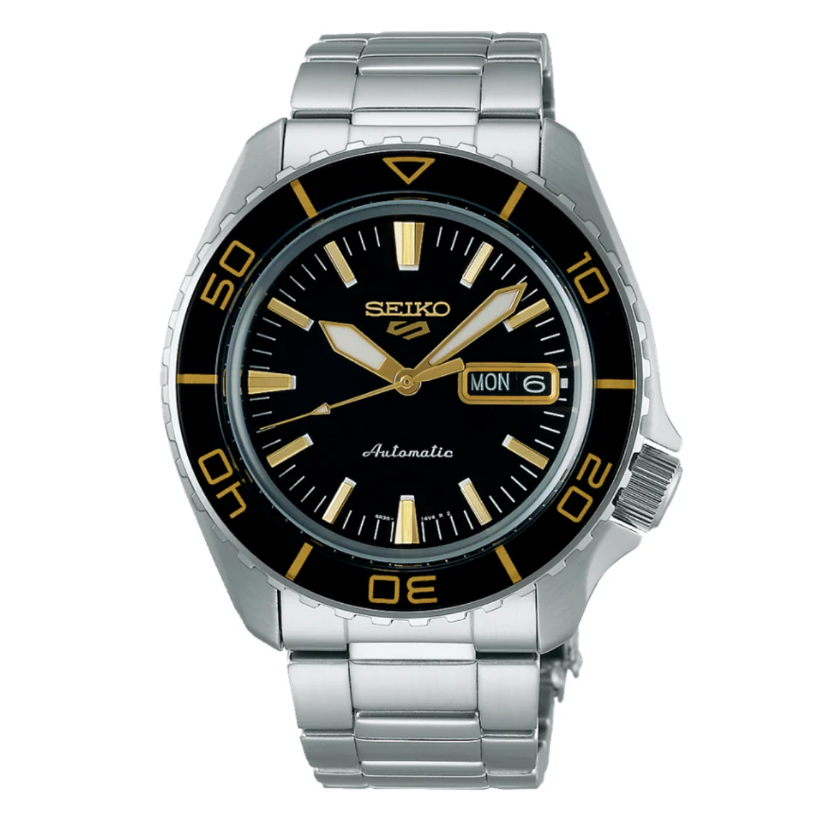 Seiko 5 Sports SRPK99K1 SRPK99 SRPK99K SKX Style Black Dial Automatic Watch