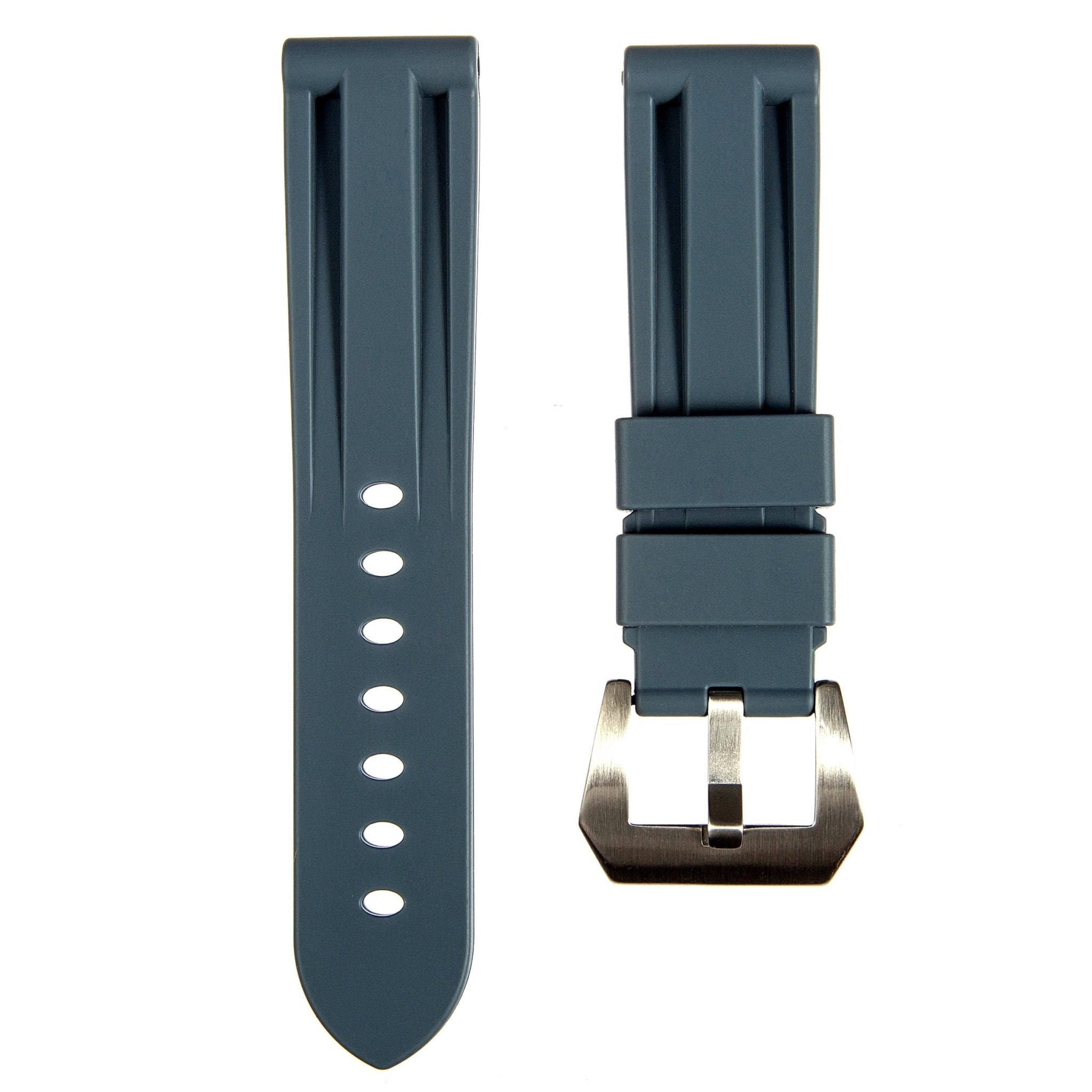 Pinnacle Premium Silicone Strap-Grey (2420 | LSR) -Strapseeker