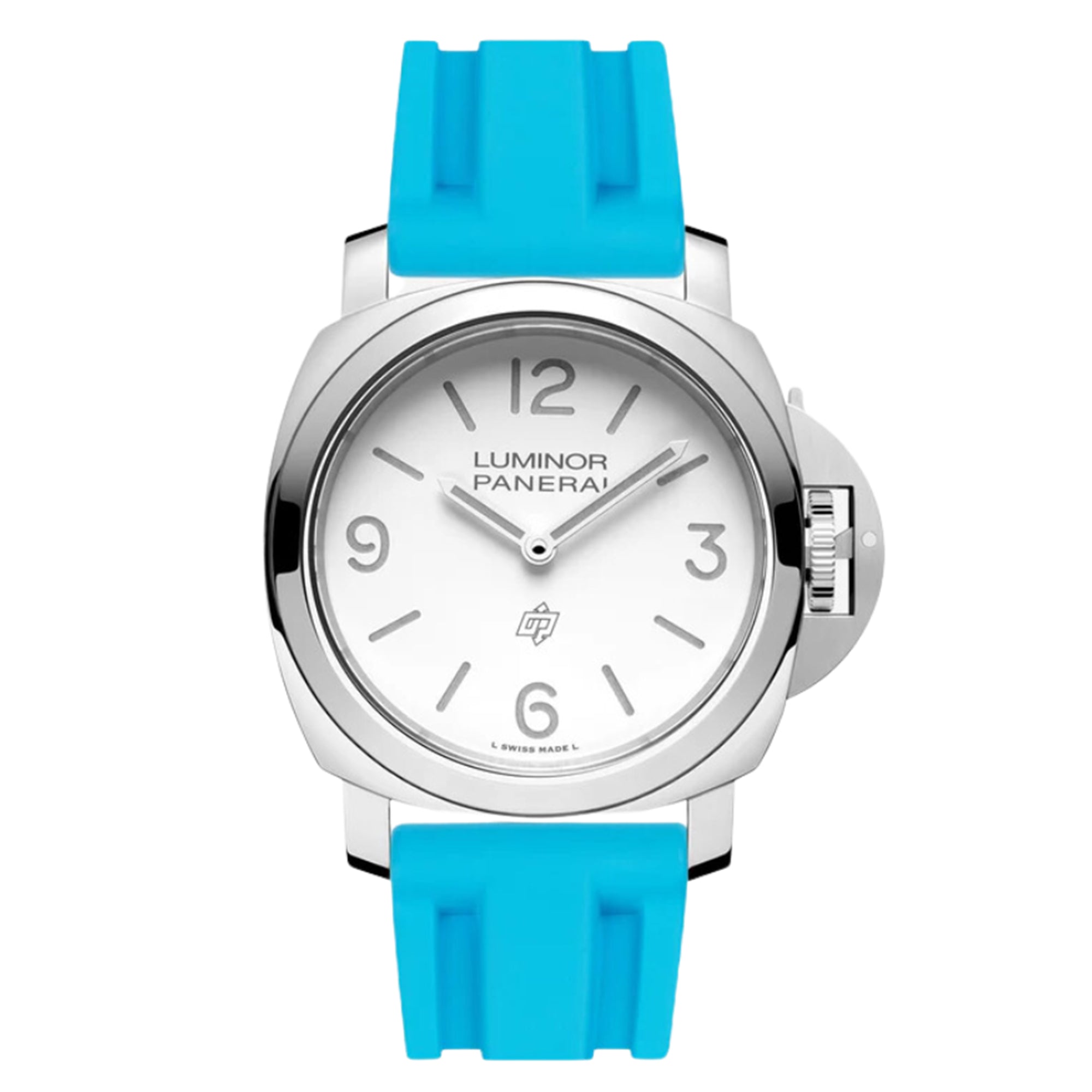 Pinnacle FKM Rubber Strap for Panerai Luminor – Turquoise (2420 | FKM)