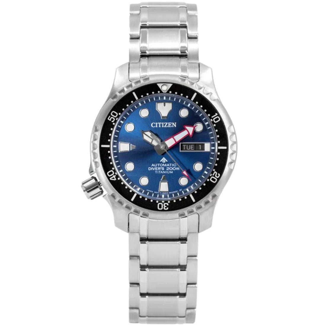 Citizen Promaster Aqualand Super Titanium NY0100-50M Blue Dial Dive Watch -Citizen