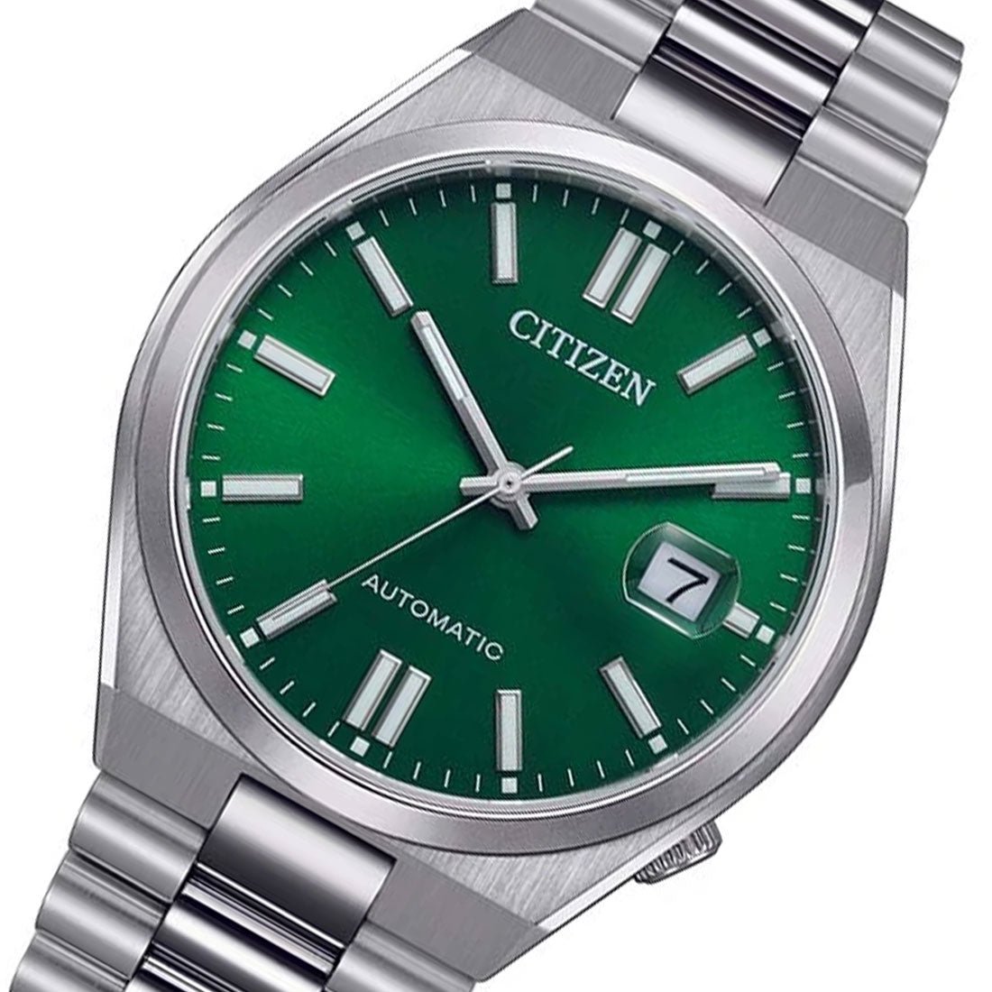 Citizen Tsuyosa Mechanical Green Dial NJ0150-81X Stainless Steel Analog Casual Watch -Citizen