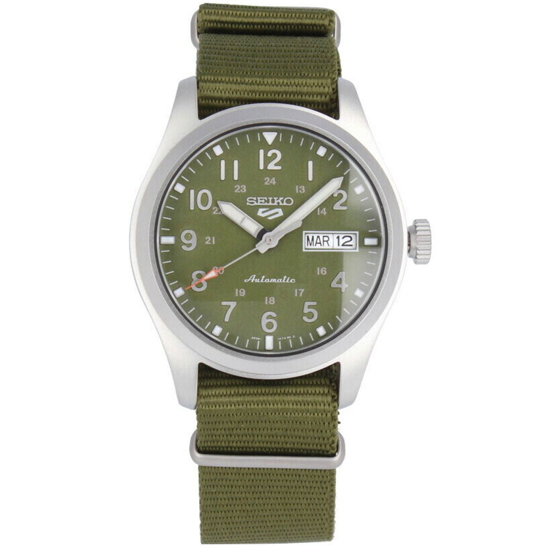 Seiko 5 Field Sports Green Nylon SRPG33 SRPG33K SRPG33K1