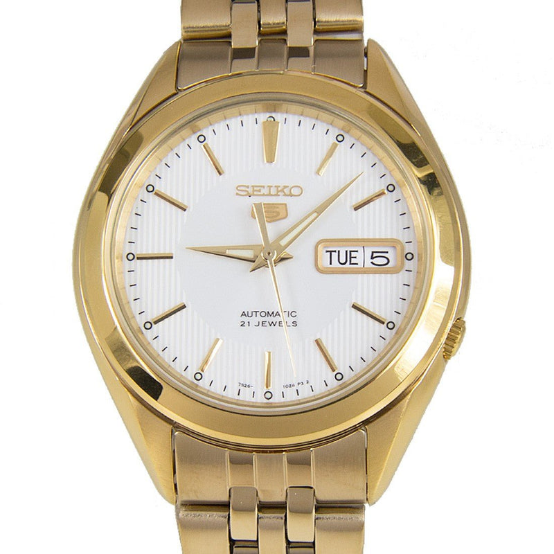 Seiko 5 Gold SNKL26K1 SNKL26 SNKL26K Mechanical Analog Watch - StrapSeeker