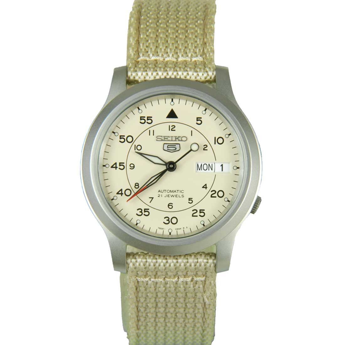 Seiko on sale snk beige