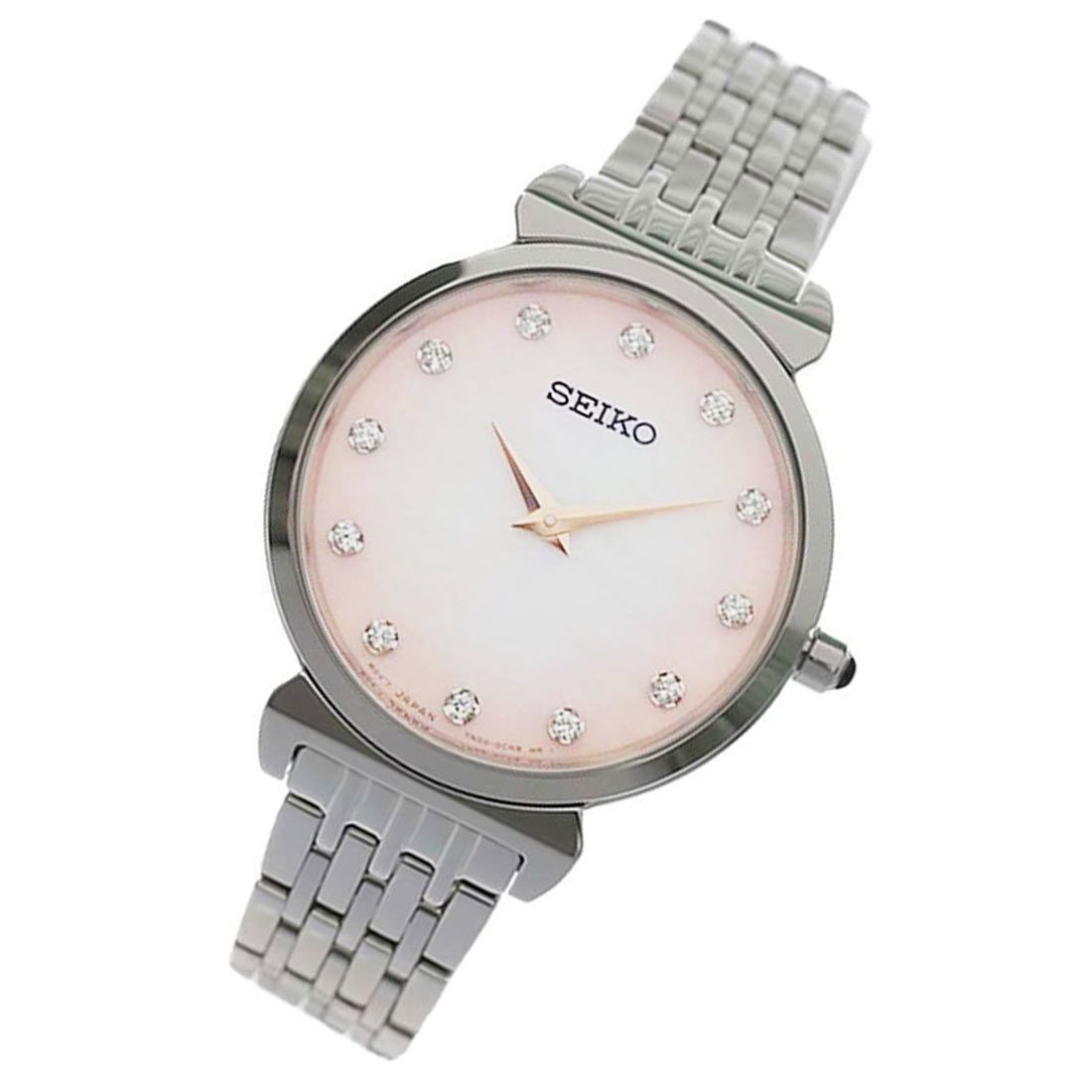 Seiko Diamond Accent SFQ803 SFQ803P1 SFQ803P Womens Watch -Seiko