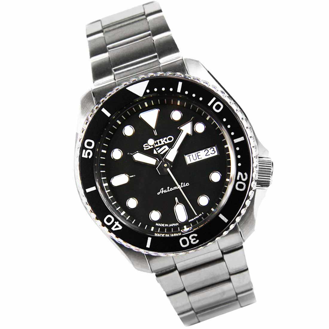 Seiko JDM SBSA005 Black Dial Automatic Watch -Seiko