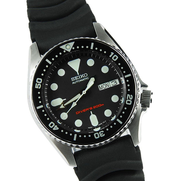 Seiko Popular Rubber Diving Watch SKX013K1 SKX013 SKX013K - StrapSeeker