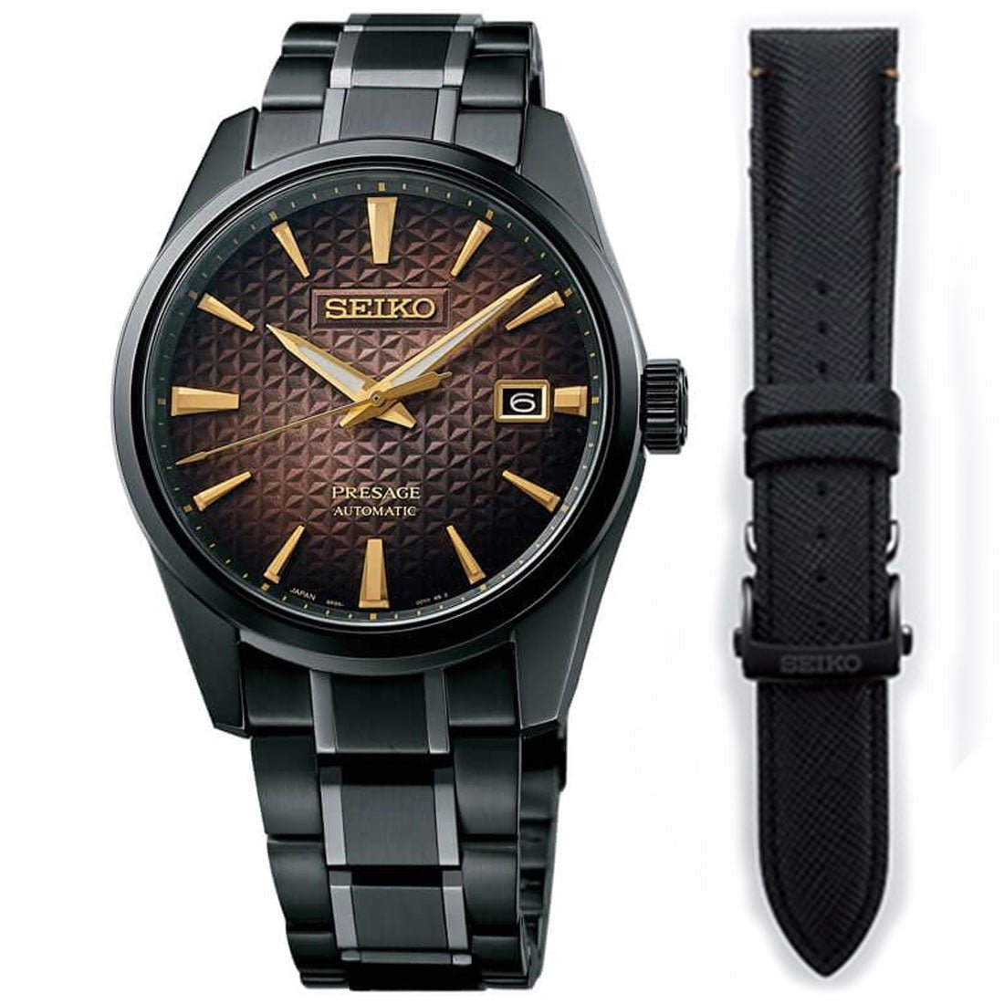 Presage Automatic Black Dial Titanium Men's Watch