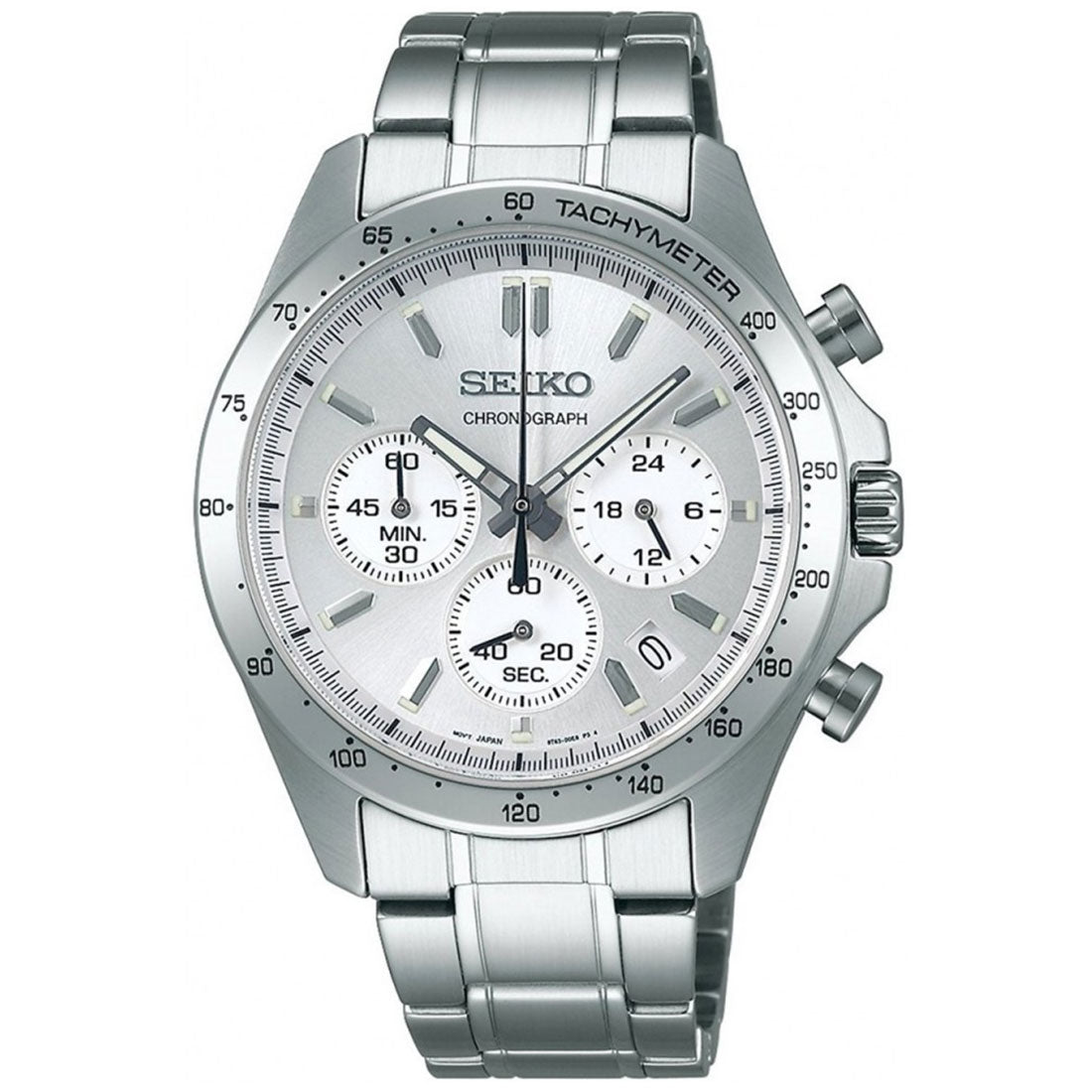 Seiko Spirit JDM Selection Chronograph SBTR009 Silver Dial Quartz