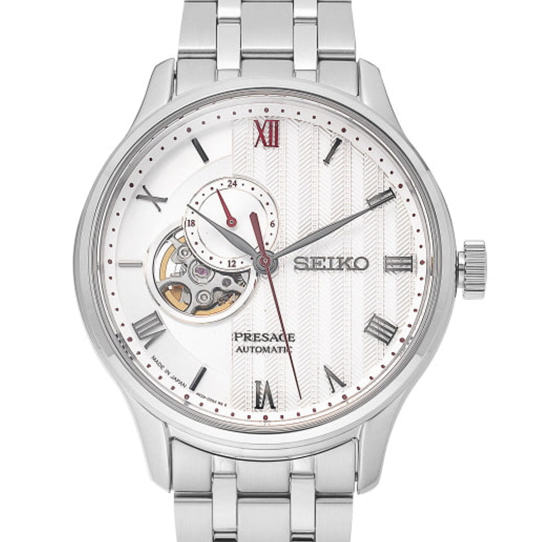 Seiko Zen Garden Presage SSA443J1 SSA443 SSA443J Semi Skeleton Dial Watch -Seiko